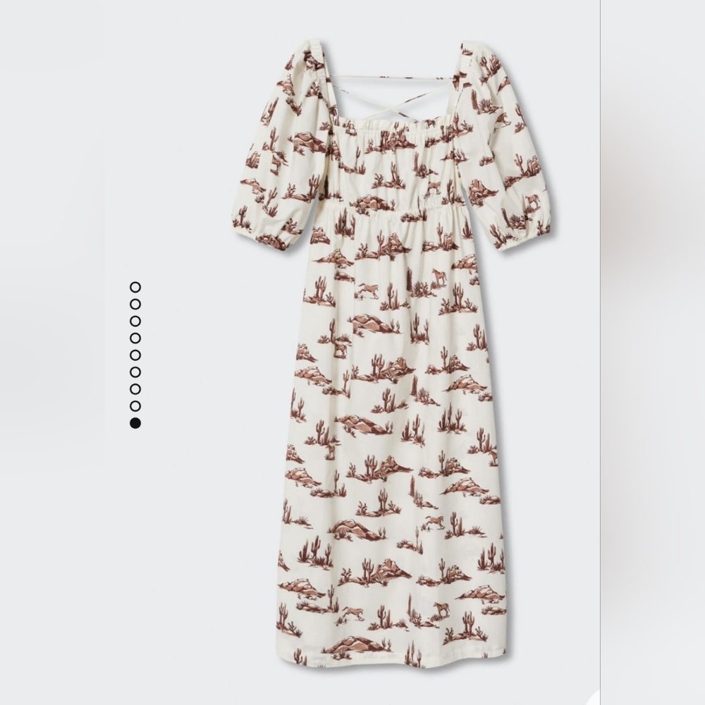 🔥Last 3🔥MANGO Cactus midi dress - Picture 4 of 7